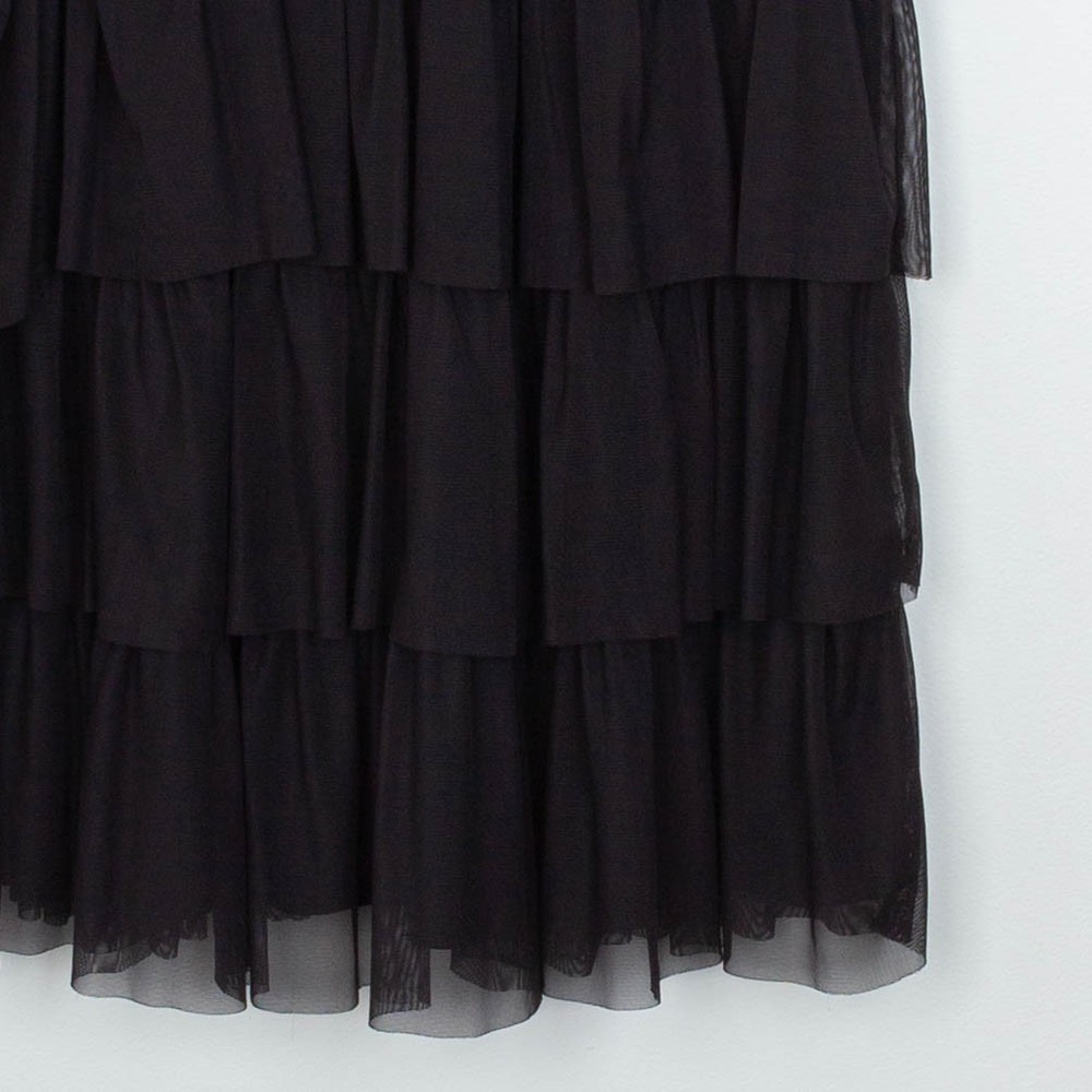 torrid Black Lace Ruffle Tiered Mini Dress - Picture 3 of 10